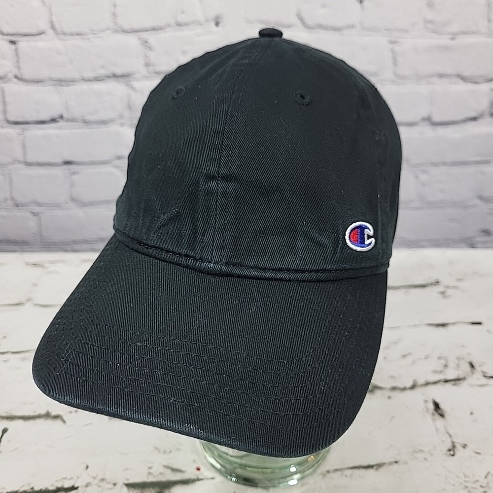 Champion‎ Hat Black Adjustable Ball Cap
